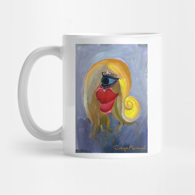 blonde cubist girl 3